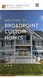 Mobile Screenshot of broadpointcustomhomes.com